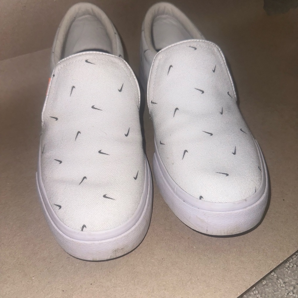 Nike White Slip-On Sneakers - Picture 2 of 5